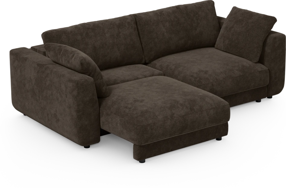 Amie - Bäddsoffa 3-sits - Brun