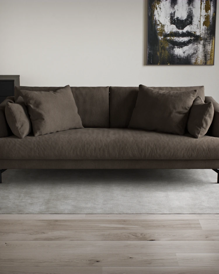 Harper - 3-sits soffa, hel dyna - inspiration