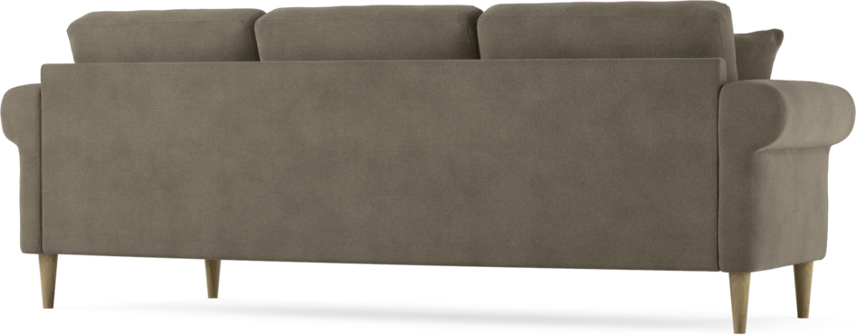 Eden - 3-sits soffa svängd - Beige
