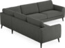 Bridge - Hörnsoffa, 2+3-sits - Grå