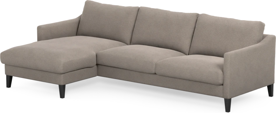 Winston - 3-sits soffa med schäslong, vändbar - Beige