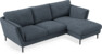 Madison Lux - 2-sits soffa med schäslong höger - Vit