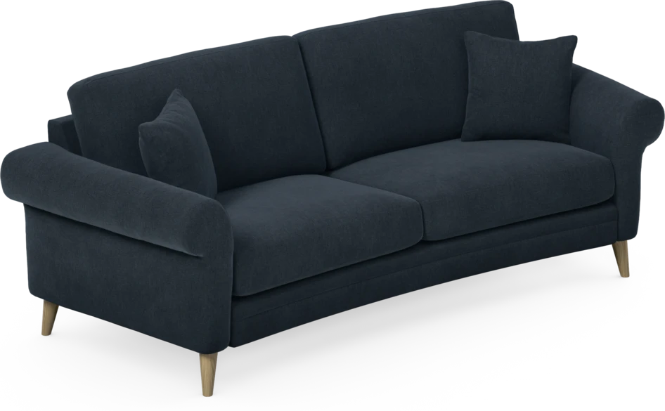 Eden - 2,5-sits soffa svängd - Blå