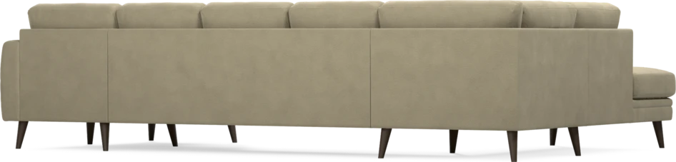 Eden - 3-sits soffa med divan vänster och schäslong höger - Beige