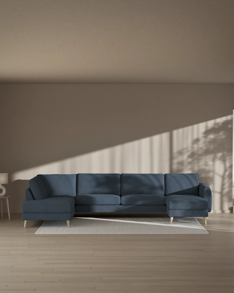 Bridge - 3-sits soffa med divan vänster och schäslong höger - inspiration