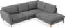 Madison - 2-sits soffa med divan höger - Vit