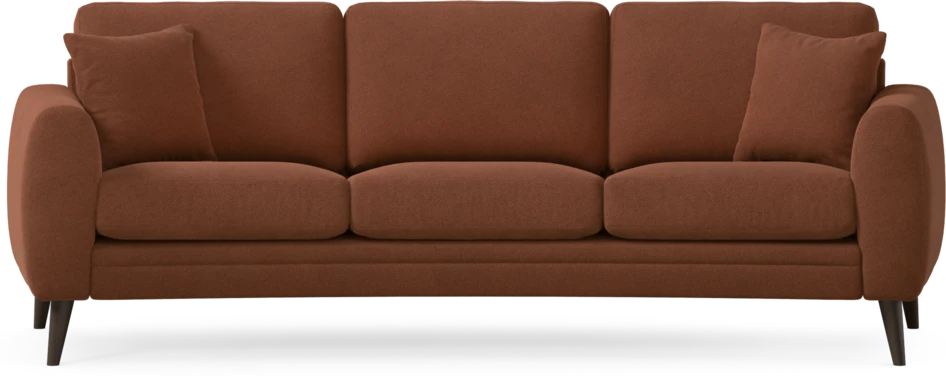 Eden - 3-sits soffa svängd - Orange