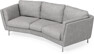 Madison - 3-sits soffa svängd, 70 cm - Grå