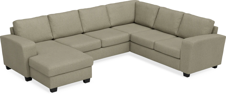 Friday - Hörnsoffa, 3+2-sits med schäslong vänster - Beige