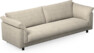 Cherrie - 4-sits soffa, hel dyna, fast klädsel - Beige
