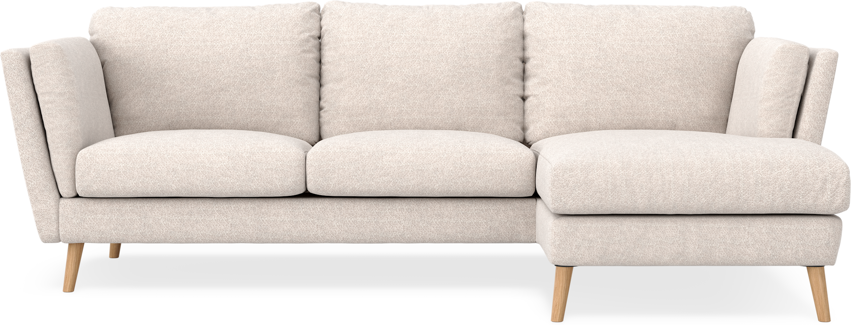 Madison - 2-sits soffa med schäslong höger - Beige