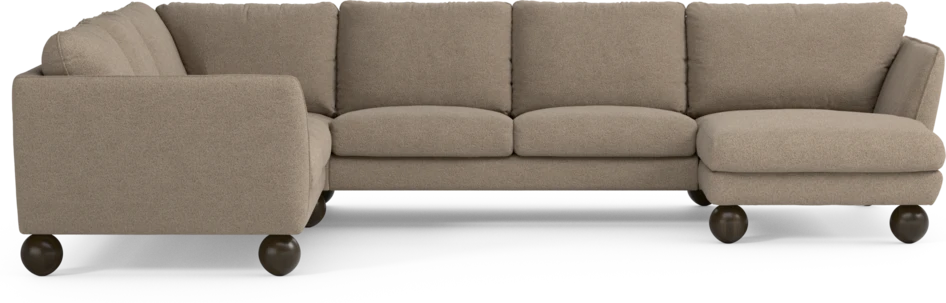 Madison Lux - Hörnsoffa med schäslong höger - Beige