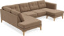 Rio - 3-sits soffa med divan vänster och schäslong höger - Beige