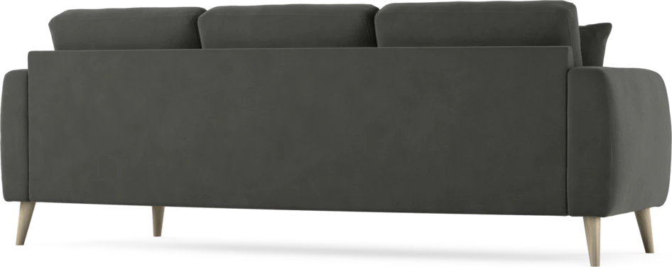 Eden - 3-sits soffa svängd - Grå
