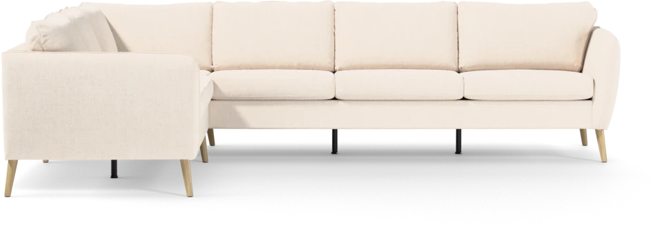 County - Hörnsoffa, 2+3-sits - Vit