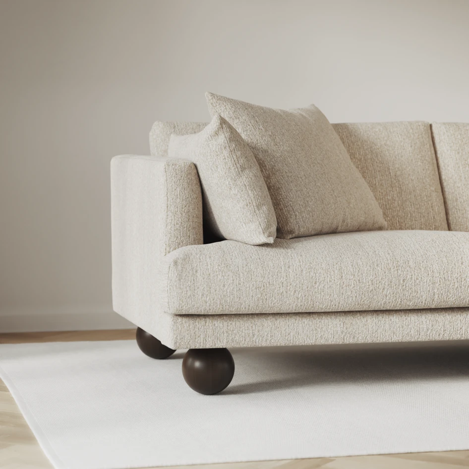 Harper - 4-sits med schäslong vänster - Beige