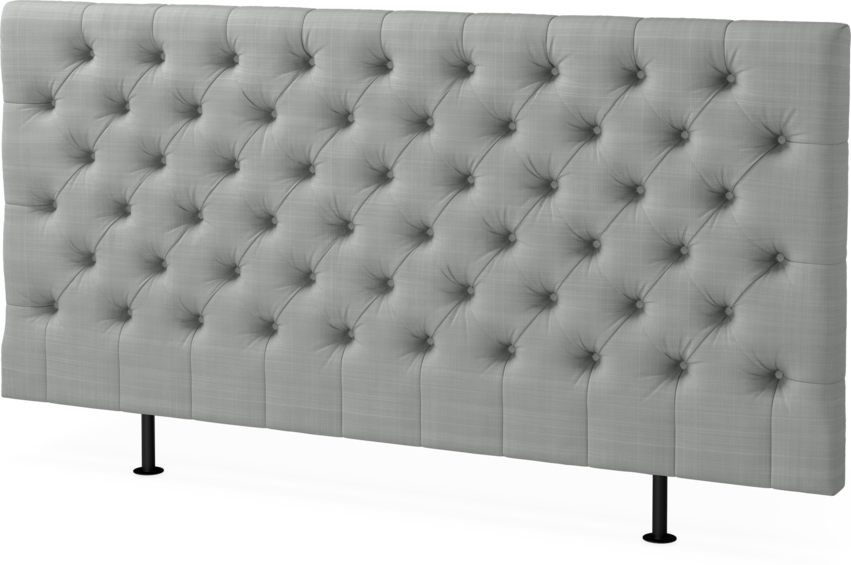 Cape pikerad - Sänggavel låg, , 90-210 cm - Grå
