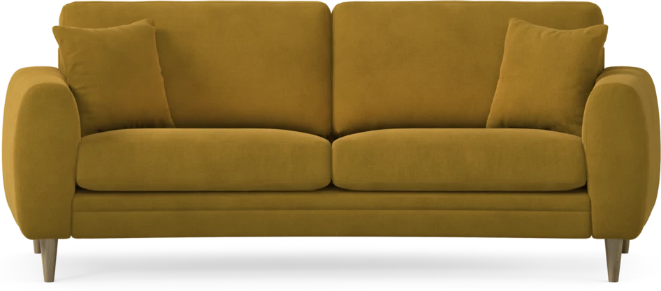 Eden - 2,5-sits soffa svängd - Gul