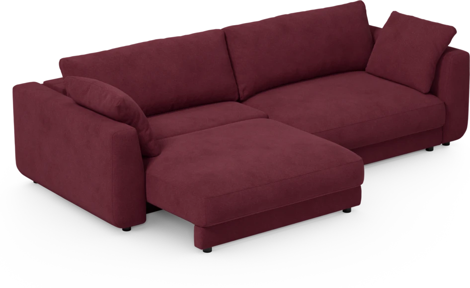 Amie - Bäddsoffa 4-sits - Röd