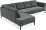 Rio - 3-sits soffa med divan vänster - Grå