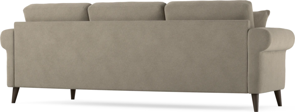 Eden - 3-sits soffa svängd - Beige