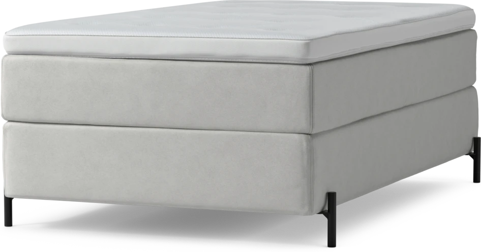 Delux Exclusive - Kontinentalsäng, enkelsäng 120 cm med bäddmadrass och sängben