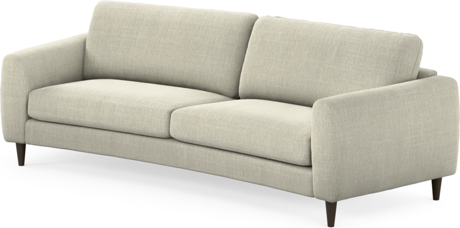 Bridge - 3-sits soffa svängd - Beige