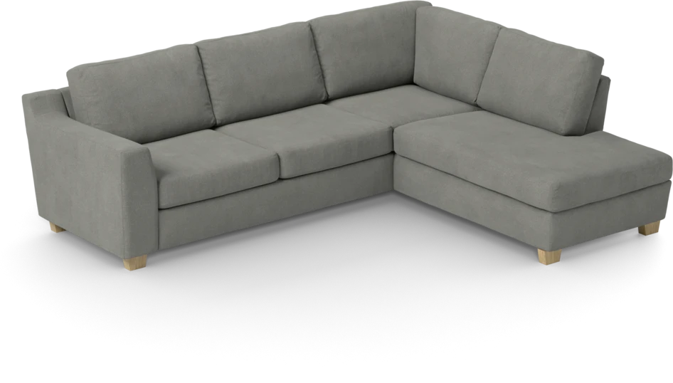 Friday - 2,5-sits soffa med divan höger - Grå