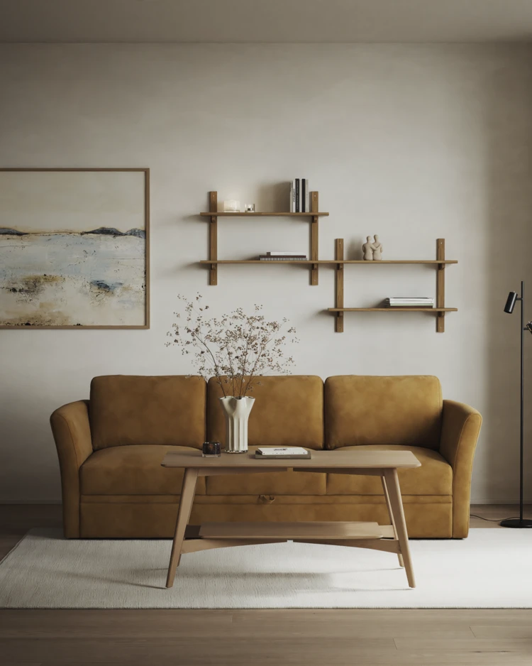 Öland - Bäddsoffa 3-sits, längsbäddad - inspiration