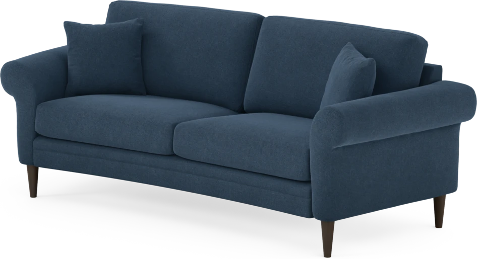 Eden - 2,5-sits soffa svängd - Blå