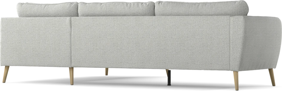 County - 2,5-sits soffa med divan höger - Grå