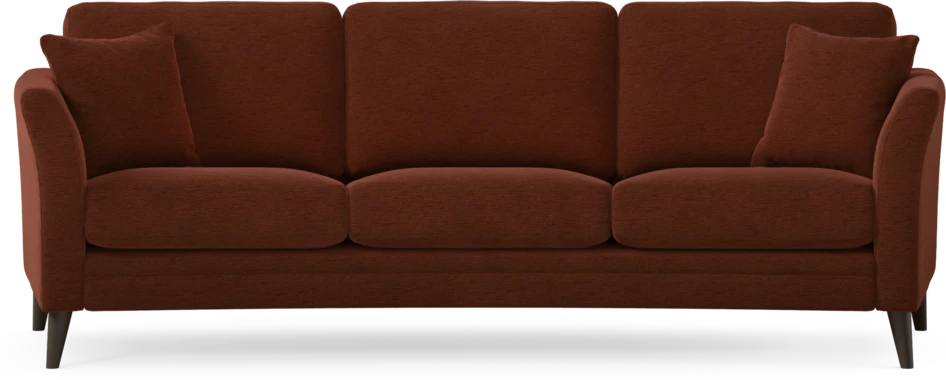 Eden - 3-sits soffa svängd - Orange
