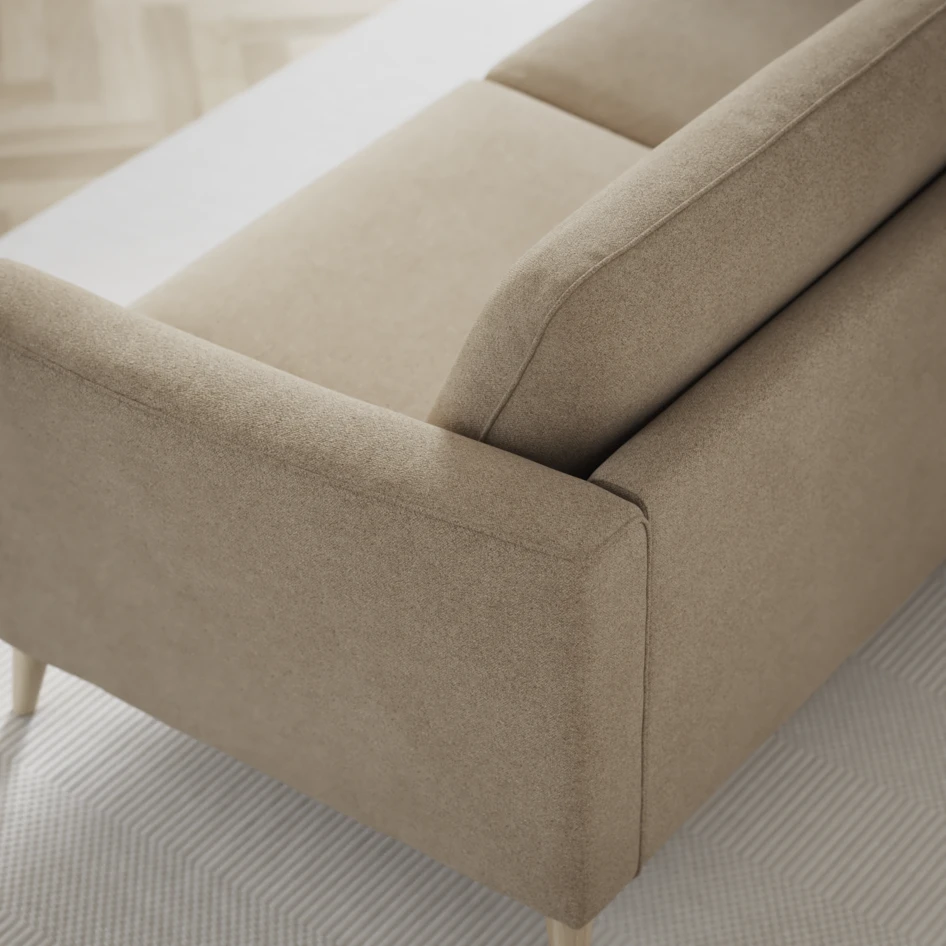Bridge - 3-sits soffa med schäslong vänster och divan höger - Beige