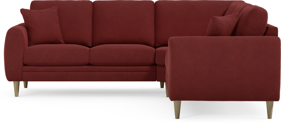 Eden - Hörnsoffa, 2+2-sits - Röd