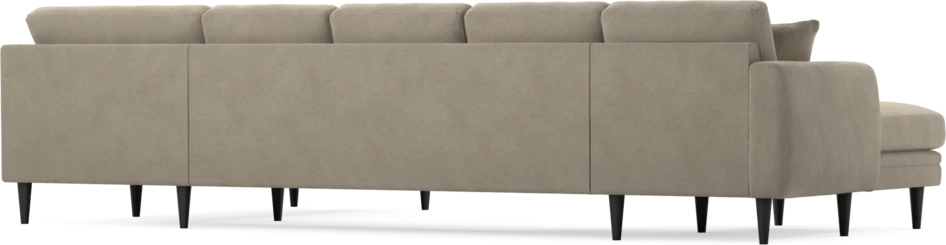 Eden - 3-sits soffa med schäslong vänster och divan höger - Beige