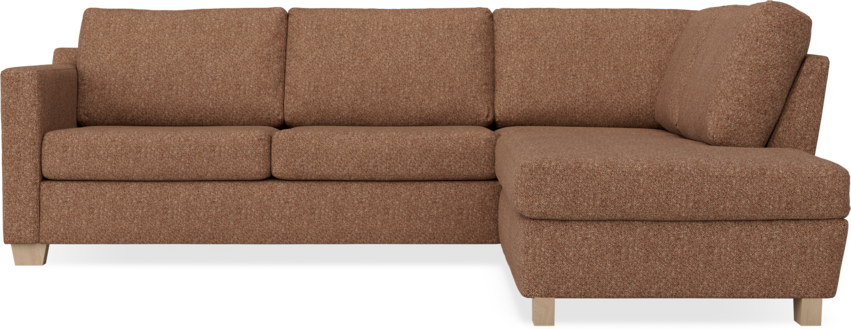 Friday - 2,5-sits soffa med divan höger - Orange