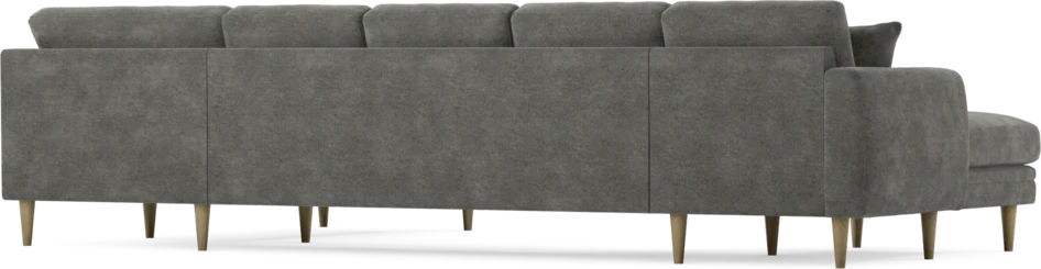 Eden - 3-sits soffa med schäslong vänster och divan höger - Grå