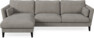 Winston - 3-sits soffa med schäslong, vändbar - Grå