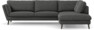 Madison Lux - 3-sits soffa med divan höger - Grå