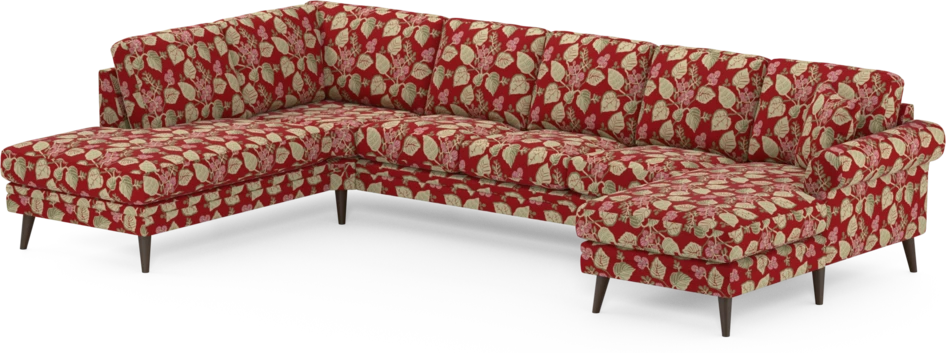 Eden - 3-sits soffa med divan vänster och schäslong höger - Flerfärgad