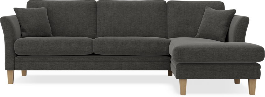 Eden - 2,5-sits soffa med schäslong - Grå