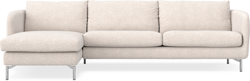 Madison - 3-sits soffa med schäslong vänster - Beige