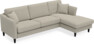 Eden - 2,5-sits soffa med schäslong - Brun