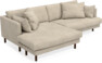 Harper - 4-sits med schäslong XL vänster - Beige