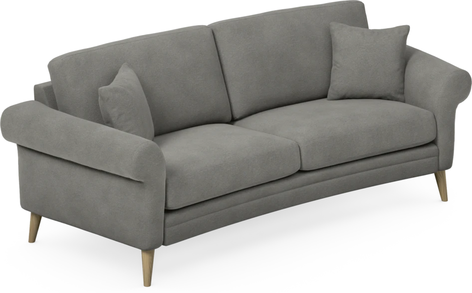 Eden - 2,5-sits soffa svängd - Grå