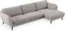 Madison Lux - 3-sits soffa med schäslong höger - Beige