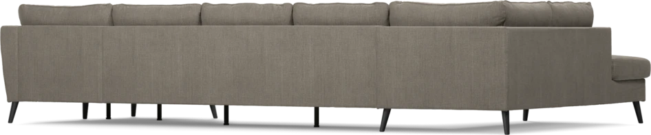 County - 4-sits soffa med divan vänster och schäslong höger - Brun