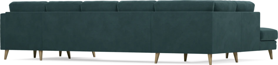 Eden - 3-sits soffa med divan vänster och schäslong höger - Blå