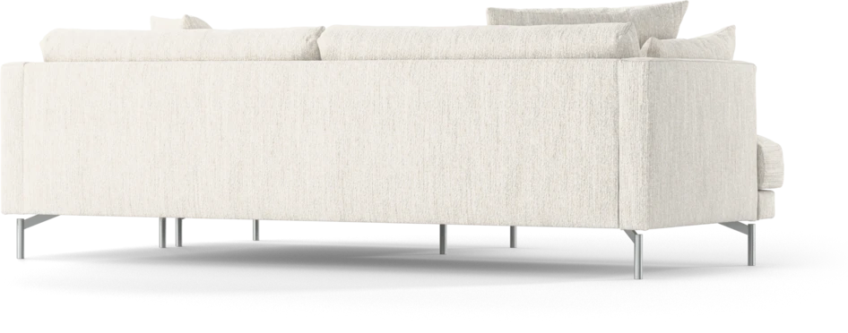 Harper - 4-sits med schäslong XL höger - Vit