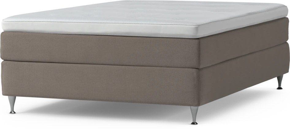 Delux Sense - Kontinentalsäng, enkelsäng 140 cm med bäddmadrass och sängben